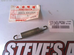 NOS HONDA 46514-HB3-000 SPRING, BRAKE RETURN TRX200SX - Picture 1 of 2
