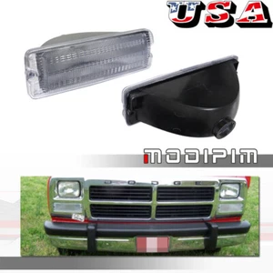 For 91-93 DODGE D150 D250 D350 /1991 Ramcharger Headlamp Turn Signal Lamp Clear - Picture 1 of 8
