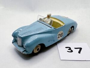 RARE VINTAGE DINKY TOYS # 107 SUNBEAM ALPINE SPORTS CAR (COMPETITION) BLUE MINT