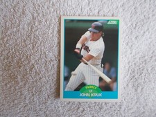 Score MLB 1989 "JOHN KRUK" #148 San Diego Padres Trading Card n32