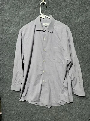 Mens Barakett by Robert Barakett Long Sleeve Plaid Button Up Shirt Size 17 32-33 - Image 1 of 4
