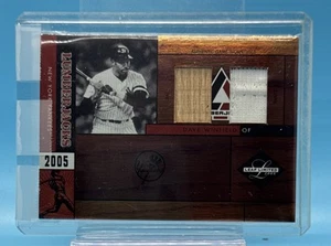 2005 Leaf Limited Lumberjacks Combo Materials 44/50 Dave Winfield #LJ-8 HOF - Picture 1 of 6