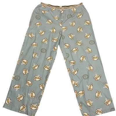 Pijama Life is Good feminino café dormir azul-petróleo tamanho G 100% algodão lounge - Imagem 1 de 4