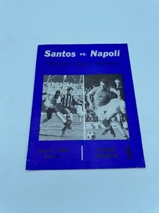 Programma calcio Santos v Napoli 1968 Yankee Stadium Pelé più grande folla di calcio USA - Foto 1 di 3