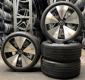 4 Orig Mercedes-Benz Sommerräder 265/40 R21 105H EQS V297 EQS 53 EQE X294 SUV A2 - Bild 1 von 3