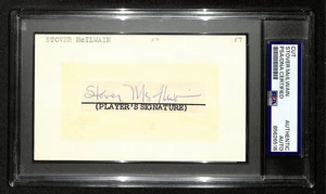 Stover McIlwain Signed/Auto Cut on 3x5 Index Card White Sox PSA/DNA 201434 - Picture 1 of 1
