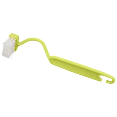 3 peças escova de aro de vaso sanitário macia em forma de S para banheiros cozinhas banheiros 20,5x3,3x4cm - Imagem 1 de 4