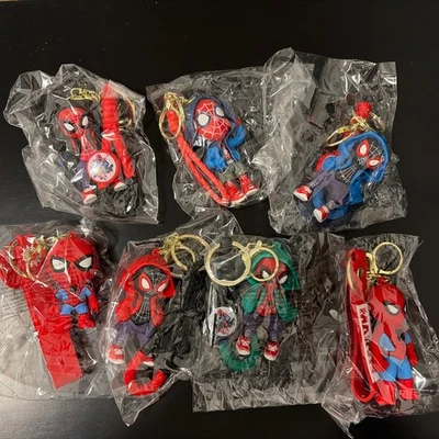 1 Pieza Spider-Man Llavero Goma y Metal Marvel Avengers Nuevo (Tú eliges) Foto 1 de 4