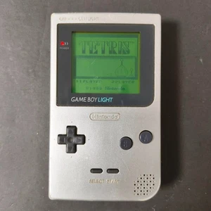 Nintendo Game Boy Light Launch Edition Silver Console Tested Japan - Picture 1 of 8
