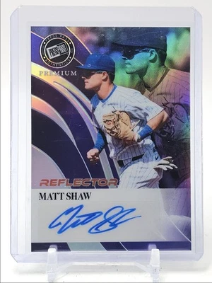 REFLECTOR PREMIUM MATT SHAW 2024 PRESS PASS PÚRPURA AUTOMÁTICO/6 Q1382 Foto 1 de 2