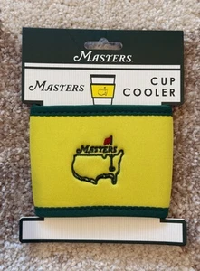 2025 Masters Tournament Yellow Cup Cooler Koozie Augusta National Golf Coozie - Picture 1 of 1