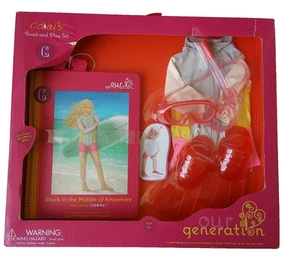 Our Generation - Coral's Read & Play Set, per bambola da 18 pollici - NUOVO - Foto 1 di 2