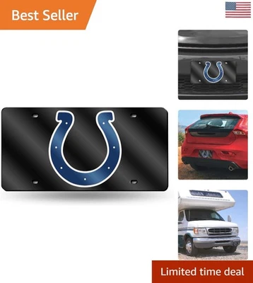 Etiqueta de matrícula de Indianapolis Colts resistente a la intemperie - perfecta para cualquier vehículo Foto 1 de 4