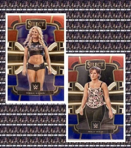 Torrie Wilson Vs Molly Holly 2024 WWE Select #75 & #63 Red White Blue Prizm Mint - Picture 1 of 5