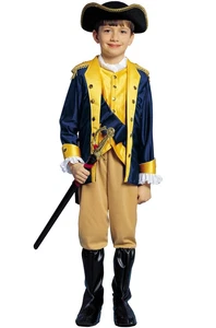 Colonial Deluxe Patriot Boy Child Halloween Costume - Picture 1 of 1