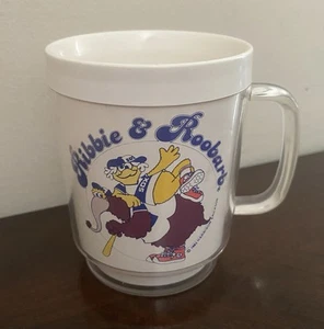 VTG Vintage 1982 White Sox Ribbie & Roobarb Mascot SGA Insulated Mug - Picture 1 of 4