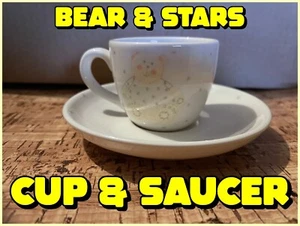 Small Collectable Bear & Stars Cup & Saucer Set by Looking East - Brand New - Picture 1 of 6