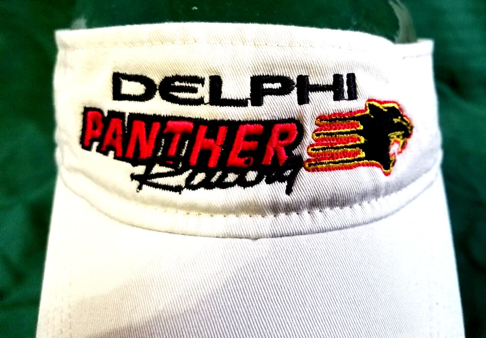 Delphi Panther Racing 100 % algodón parasol sombrero con correa ajustable yunque Foto 1 de 4