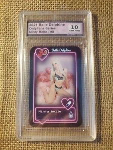 Tarjeta coleccionable Belle Delphine 2021 ""Como nueva"" #8 clasificación CCC solo 10 fanáticos - Imagen 1 de 4