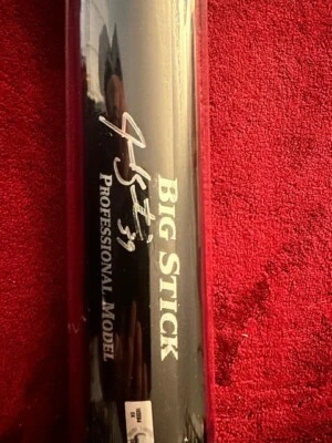 Taco de beisebol autografado Jarrod Saltalamacchia - Imagem 1 de 3