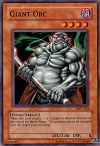 Giant Orc MFC-012 Ilimitado Común Juego Moderado Yu-Gi-Oh! JUEGOS ADN - Imagen 1 de 1