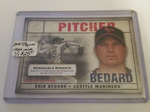 2008 SP Legendary Cuts Memorable Moments #70 Erik Bedard 1/1 - Seattle Mariners
