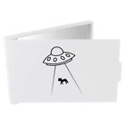 'UFO Abducting Cow' Compact / Travel / Pocket Makeup Mirror (CM00022623)