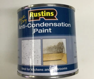 #Schnell trocknende Anti-Kondensationsfarbe Küche/Badezimmer matt weiß 250ml Rostinen - Bild 1 von 3