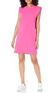 The Drop Women's Mariana Power Shoulder Mini Dress Pink - XS - Picture 1 of 6
