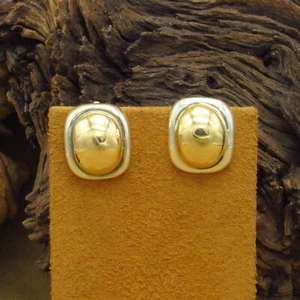 Zina 14K/925 Simple but Classy Clip On Earrings - Picture 1 of 4