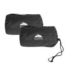 BlueHills Ultra Compact Travel Blanket 2 Pack Large Soft Cozy Portable Blanke...