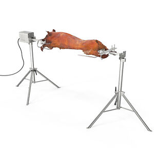 176 Lbs Electric Rotisserie Grill Pig Lamb Spit Roaster for Outdoor Party