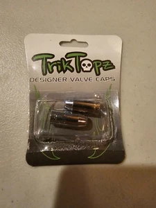 Trik Topz Custom Valve Stem Caps Bullet Chrome - Picture 1 of 2