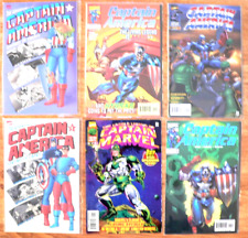 Lot of 6 Captain America Comics: Adventures of Captain America, Untold Legend...