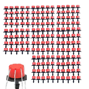 100Pc Adjustable Emitter Dripper Micro Drip Irrigation Sprinkler Watering System - Picture 1 of 12