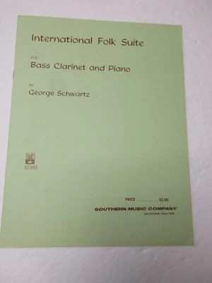 George Schwartz International Folk Suite for Bass Clarinet & Piano Sheet Music - Image 1 of 4