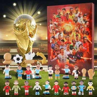 Soccer Advent Calendar, 24-Day Countdown Kit for Kids & Parties - Image 1 of 4