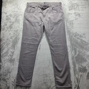johnnie-O Pants Mens 38x32 Gray Twill 5-Pocket Stretch Casual ProModal JMPA1470 - Picture 1 of 10