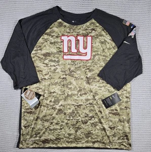 Nike New York Giants Salute To Service Shirt Men's XXL 3/4 Sleeve Camo Dri-Fit  - Picture 1 of 12