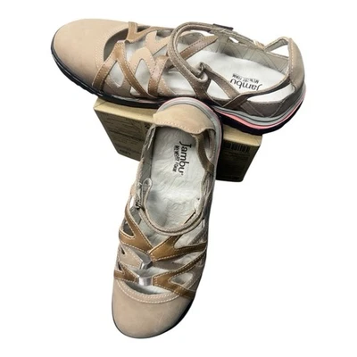 NWT Jambu Tan Leather Women's 9.5 M Shoe Tangerine WJ18TNG54 Memory Foam Relax - Image 1 of 4