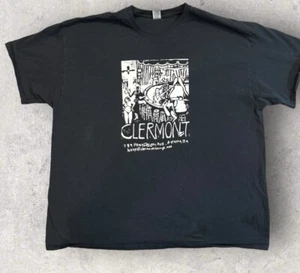 Camiseta vintage Clermont Lounge negra para hombre 2XL Atlanta Strip Gentleman's Club - Imagen 1 de 6