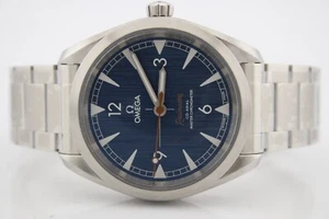 Orologio Omega Seamaster Railmaster Acciaio Quadrante Blu 40mm 220.10.40.20.03.001 - Foto 1 di 13