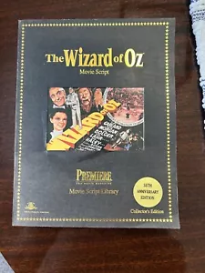 The Wizard of Oz Movie Script 55th Anniversary Collector’s Edition 8.5"x11"x1.5" - Foto 1 di 11