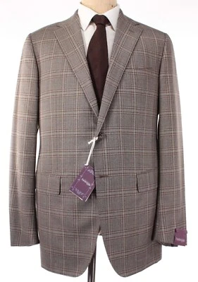 Sartoria Partenopea NWT 100% Wool Sport Coat Size 54L US 44L in Brown/Gray/Green - Image 1 of 4