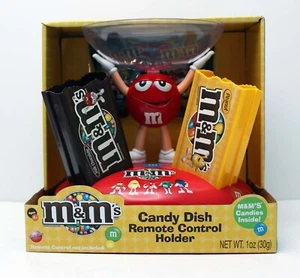 Plato de caramelo y soporte de control remoto M&M's. Rojo M&M, nuevo en caja 2010 - Imagen 1 de 6