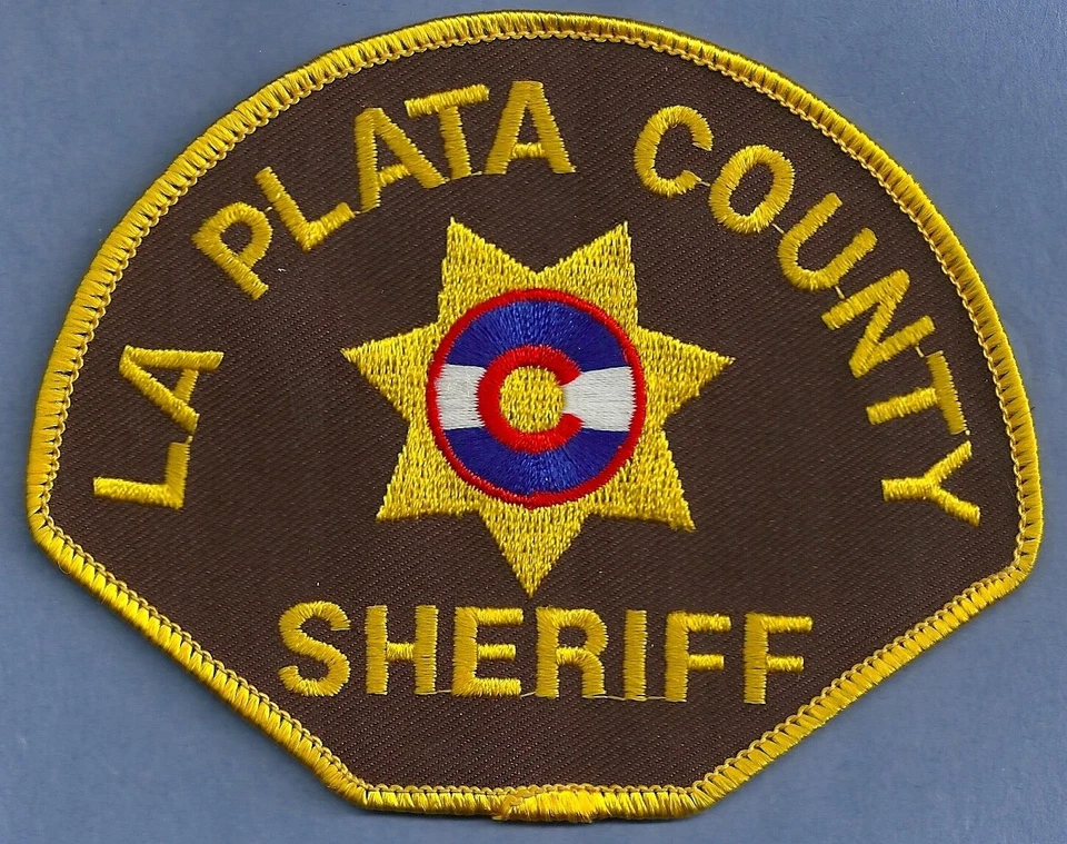 PARCHE DE HOMBRO DEL SHERIFF DEL CONDADO DE LA PLATA COLORADO Foto 1 de 1