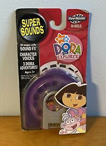Dora the Explorer Viewmaster View-master Super Sounds 3-D Reels Set 2005 NOS