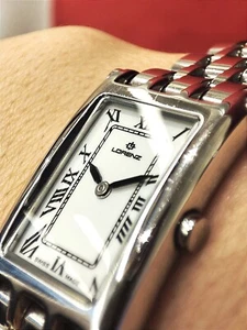 Elegante OROLOGIO Donna LORENZ rettangolare, Swiss Made - Picture 1 of 7