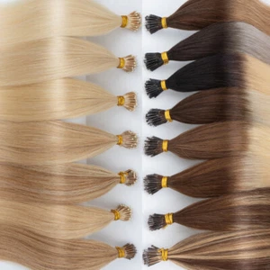 AAAAA+ Thick 1G Nano Ring Tip Russian Remy Human Hair Extensions 200G Full Head - Picture 1 of 46