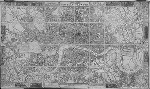 Antique map, Wyld's new plan of London - Picture 1 of 2